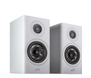 Polk R100 Bookshelf speaker in white side view