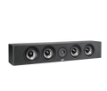 Polk R350SYS L/C/R speaker in black side view