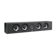 Polk R350SYS L/C/R speaker in black side view