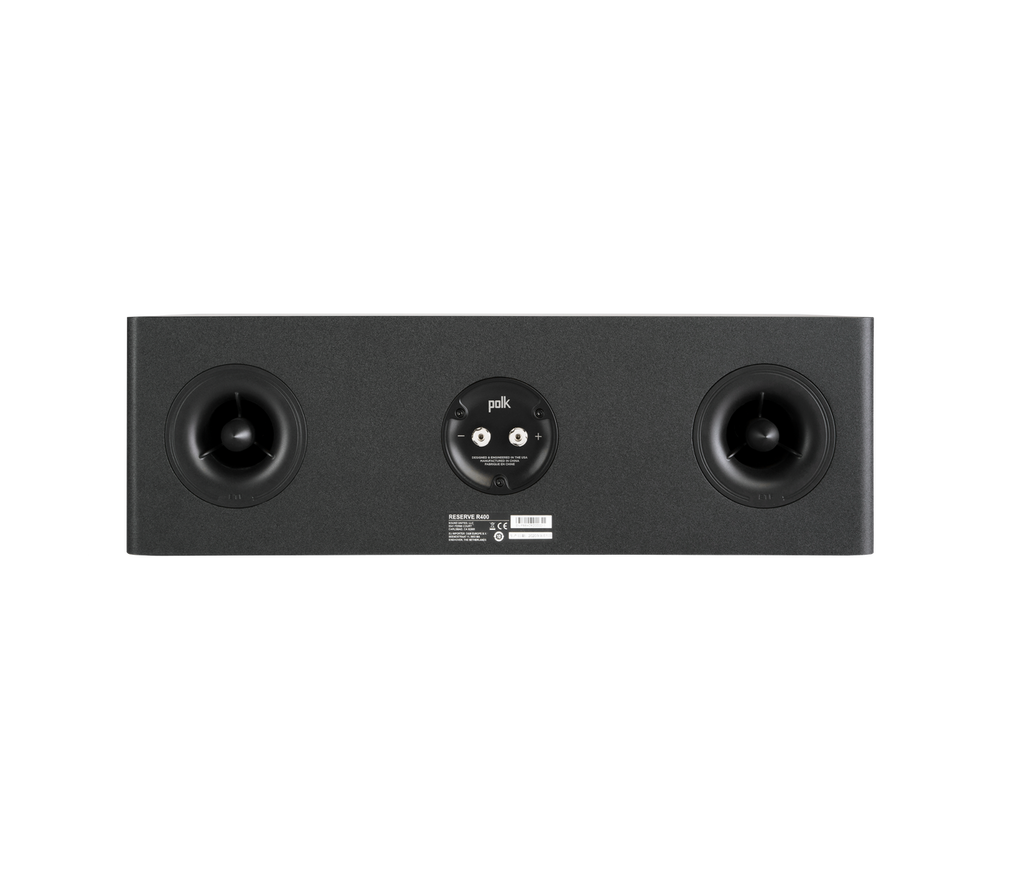 Polk R400C Centre in black rear view