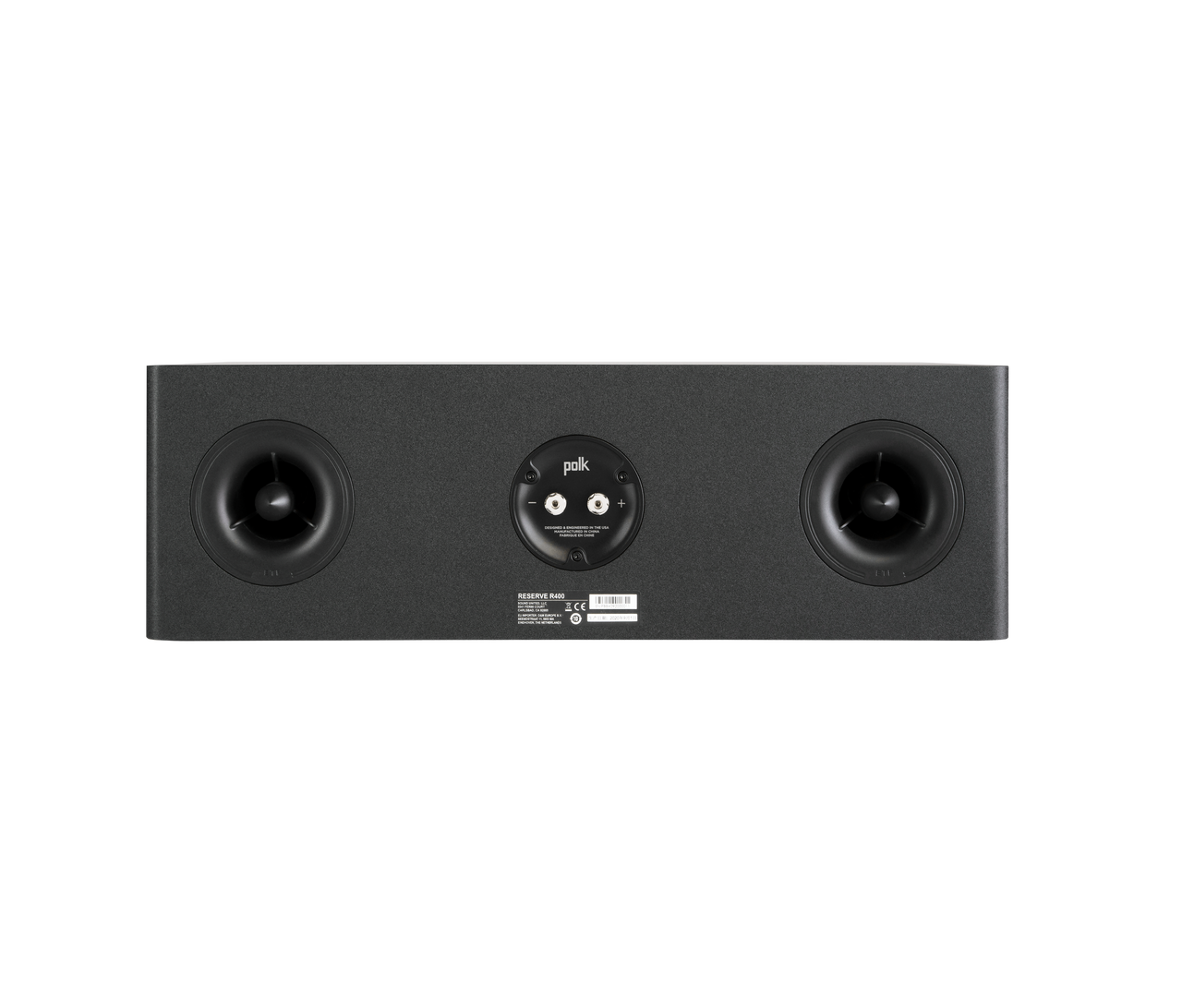 Polk R400C Centre in black rear view