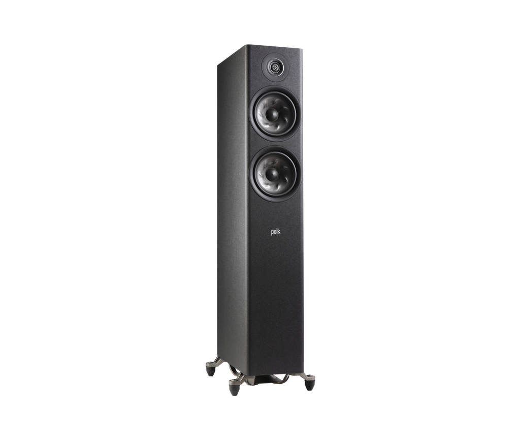 Polk R600 Floorstander in black side view