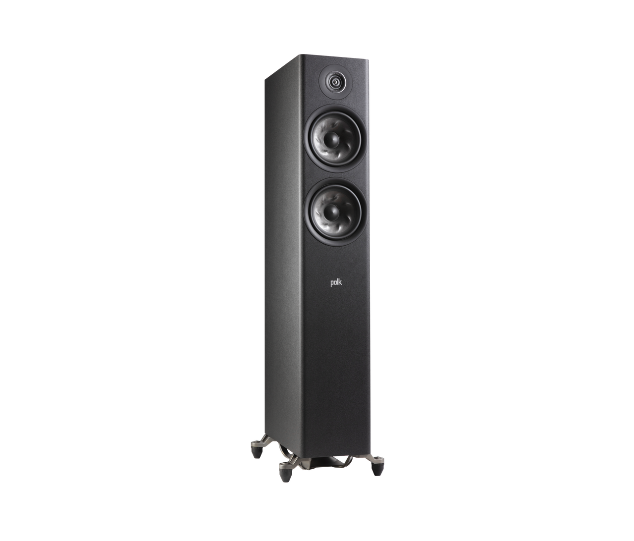 Polk R600 Floorstander in black side view