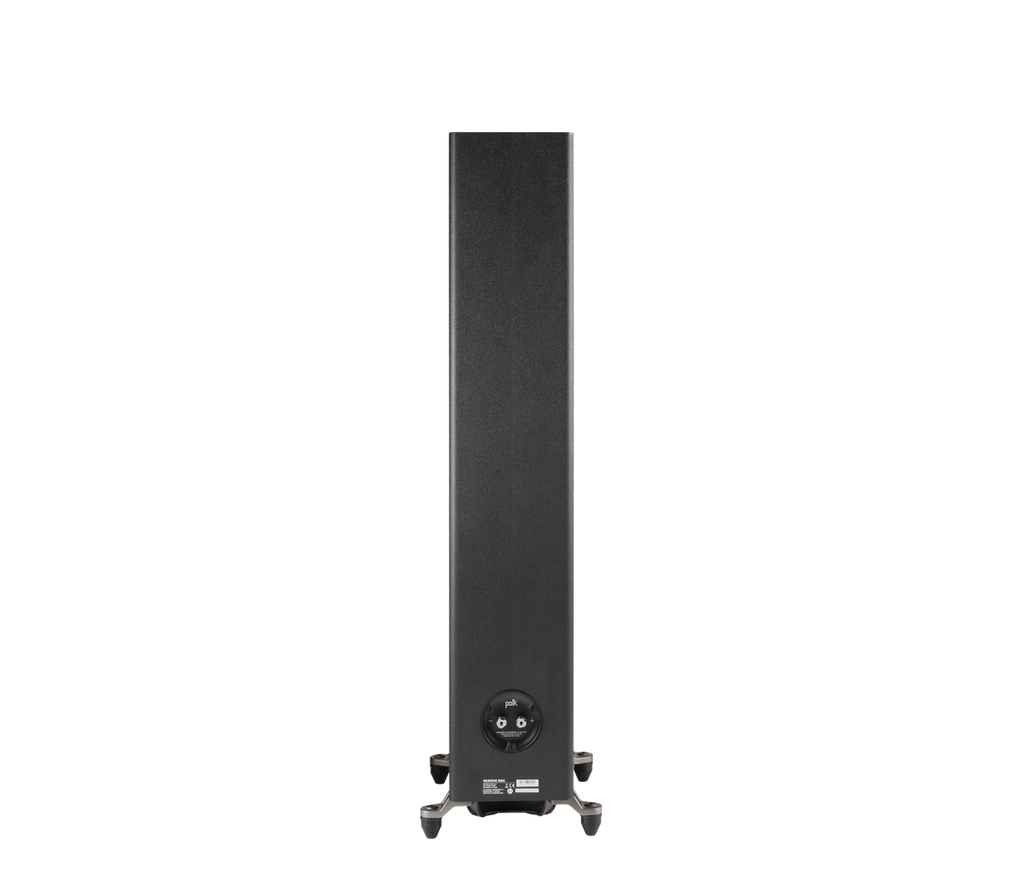 Polk R600 Floorstander in black rear view
