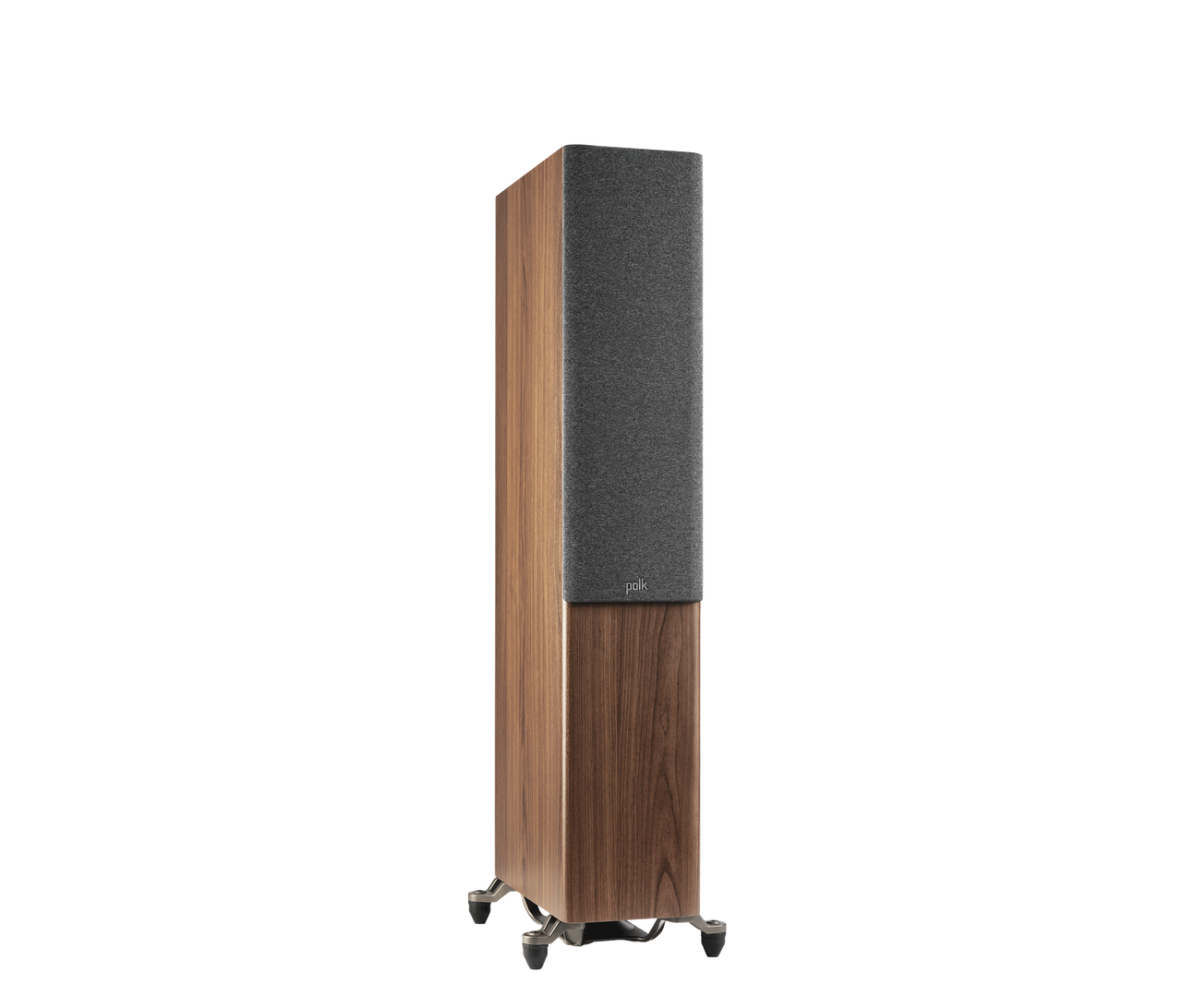 Polk R600BR Reserve Floor Stand Brn (Pair) in brown with grille
