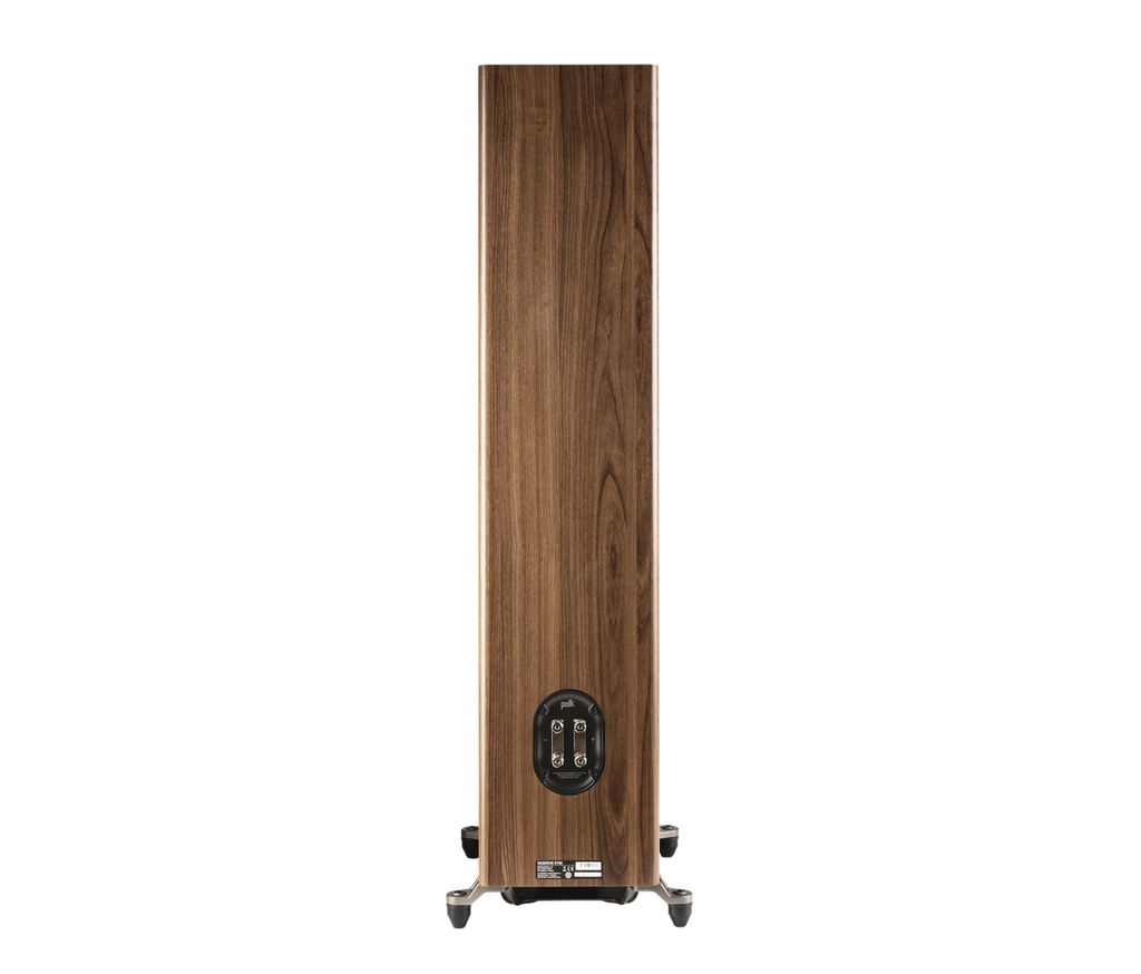 Polk R700BR Reserve R700 Floor Stand Brn (pair) in brown rear view