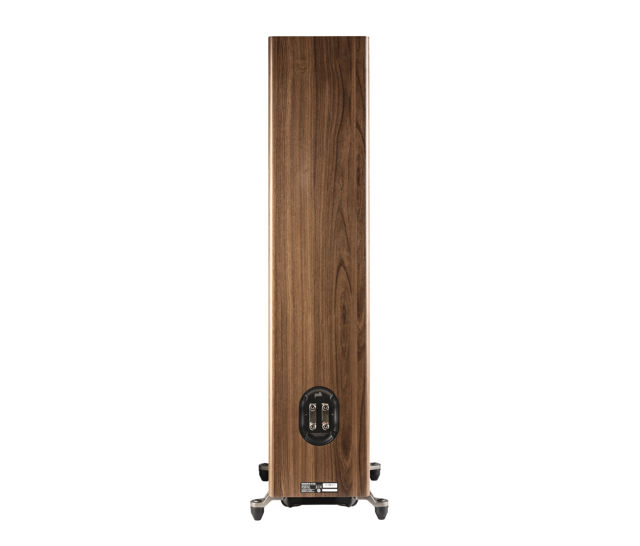 Polk R700BR Reserve R700 Floor Stand Brn (pair) in brown rear view