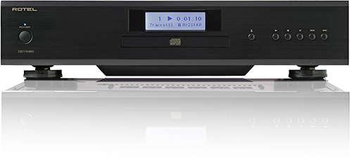 Rotel CD11 MKII CD Player in black alternate view