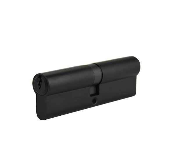 CYL ABUS S5+ EURO DBL 100MM 50-50 BLACK KD