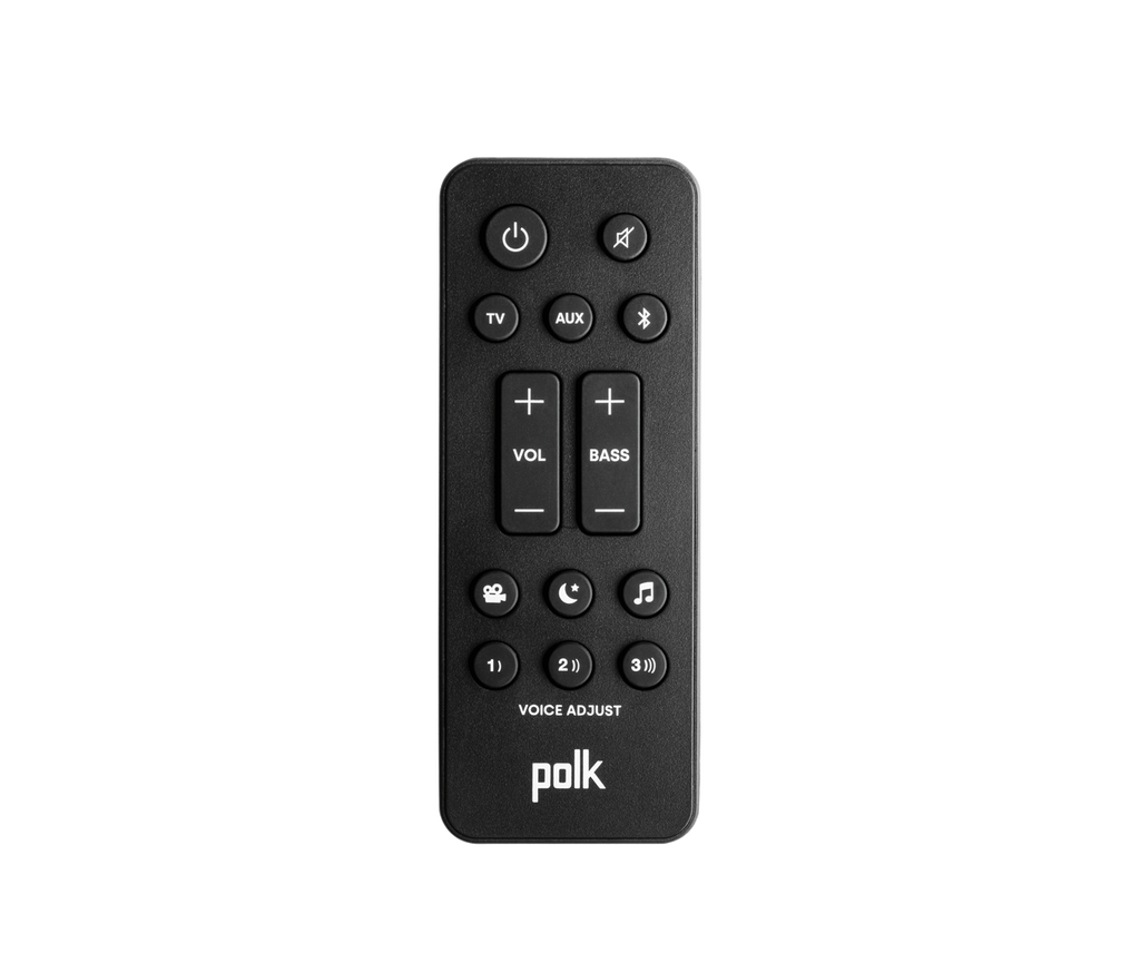 Polk Signa S4 Soundbar remote control view