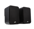Polk ES10 Bookshelf in black side view