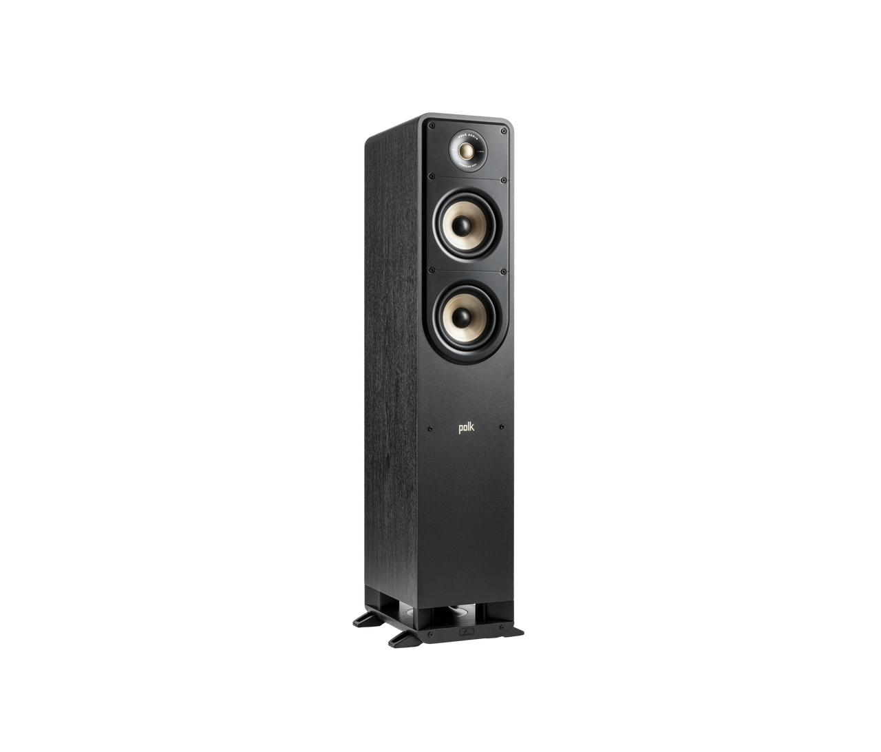 Polk ES50 Floorstander in black side view