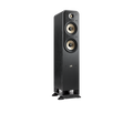 Polk ES55 Floorstander in black side view