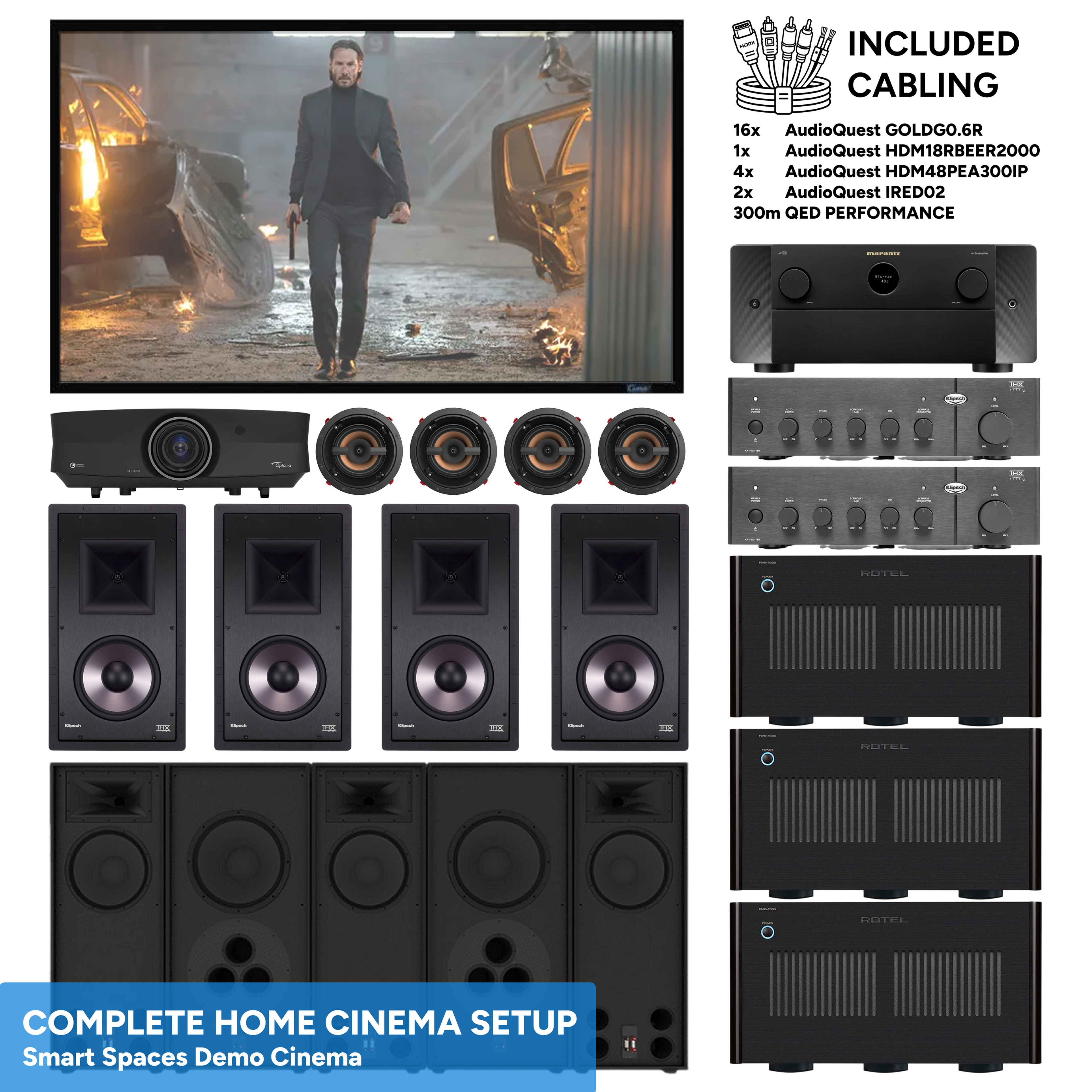 Smart Spaces - Complete Home Cinema player lifestyle view