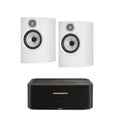 Bowers & Wilkins 606 with Marantz M1 Amp player in white