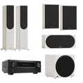 Monitor Audio Bronze 300 5.1 with AVCX3800H player in white