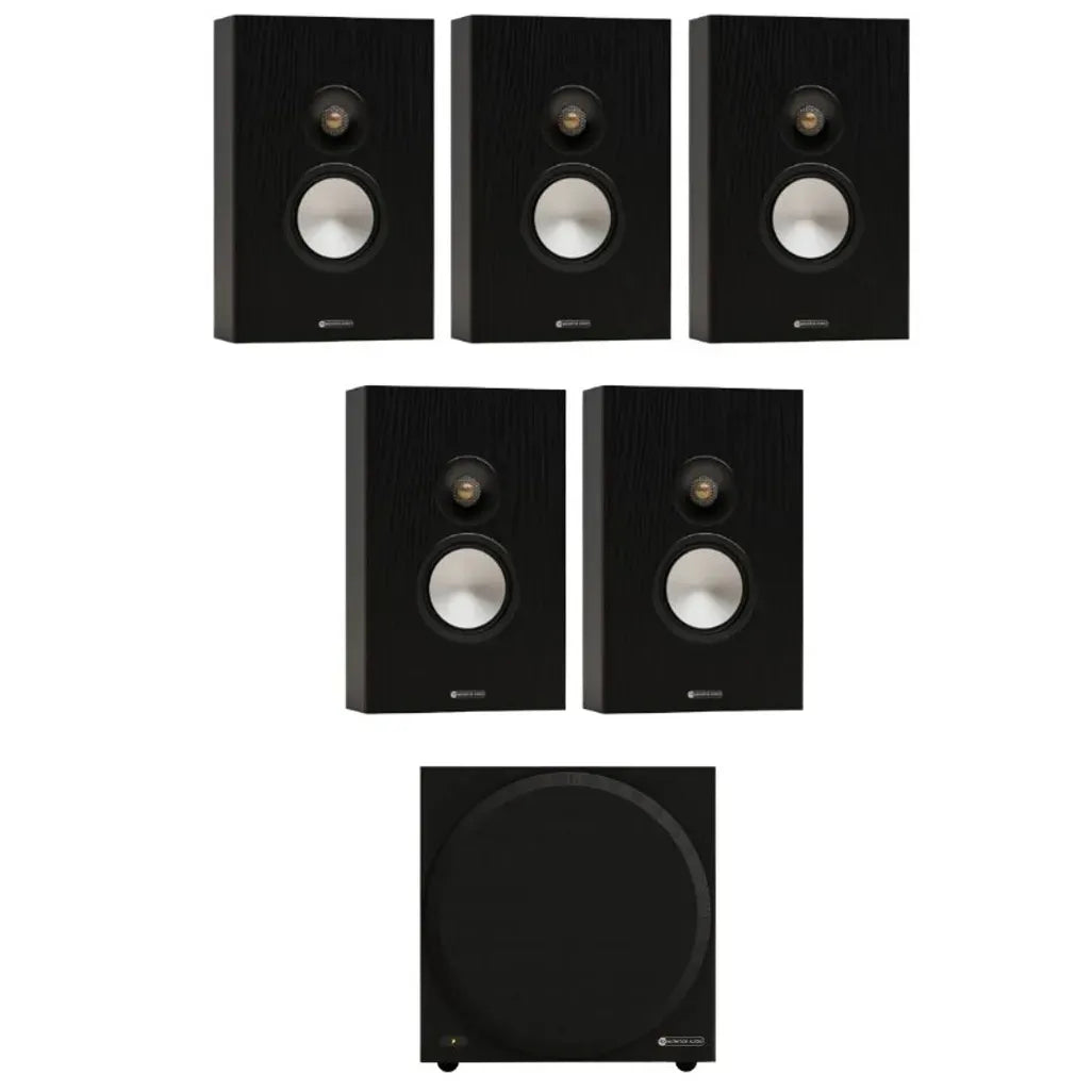 Monitor Audio Bronze OW 5.1 player in Walnut finish alternate view