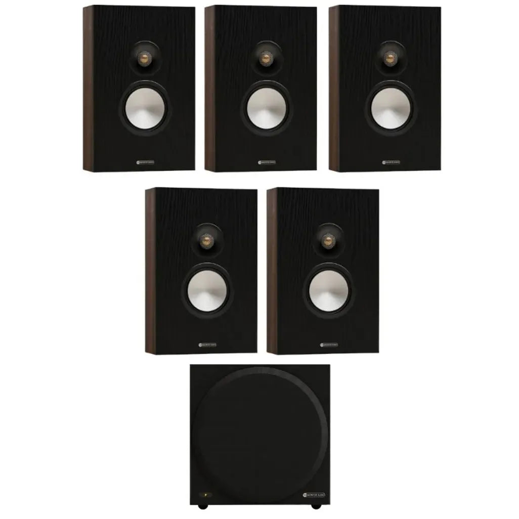 Monitor Audio Bronze OW 5.1 player in black alternate view