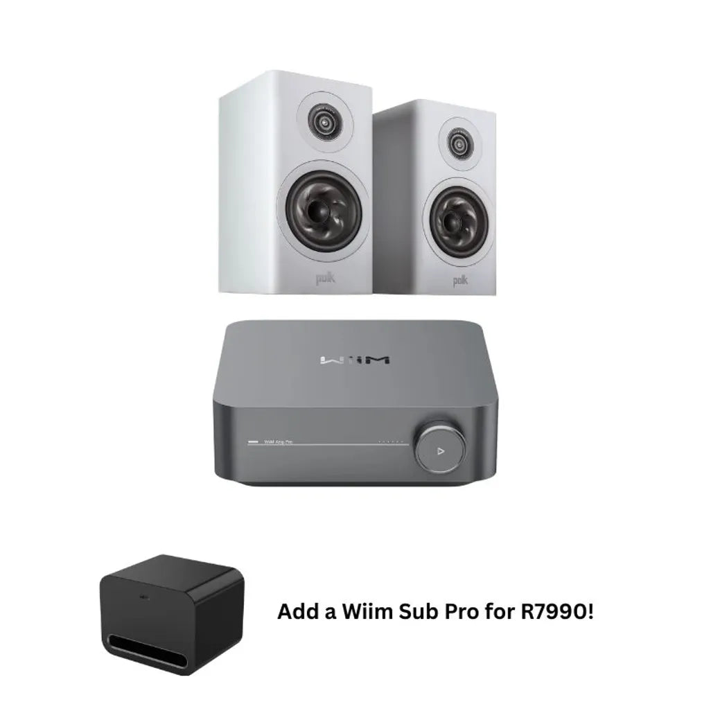 Polk Audio R100 with PRO AMP speaker in white