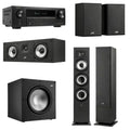 Polk Audio MXT60 5.1 with Denon AVRX1800 (Black) player