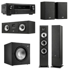 Polk Audio MXT60 5.1 with Denon AVRX1800 (Black)