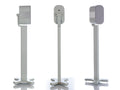 Monitor Audio A10 Speaker stands in white