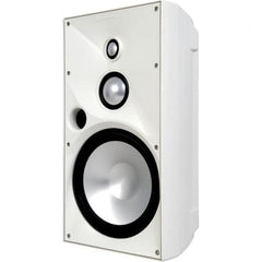 SpeakerCraft OE83 8" Three-Way Weatherproof Outdoor Speakers - White Pair