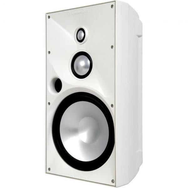 SpeakerCraft OE83 8" Three-Way Weatherproof Outdoor Speakers - White Pair