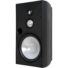 SpeakerCraft OE83 8" Three-Way Weatherproof Outdoor Speakers - Black Pair