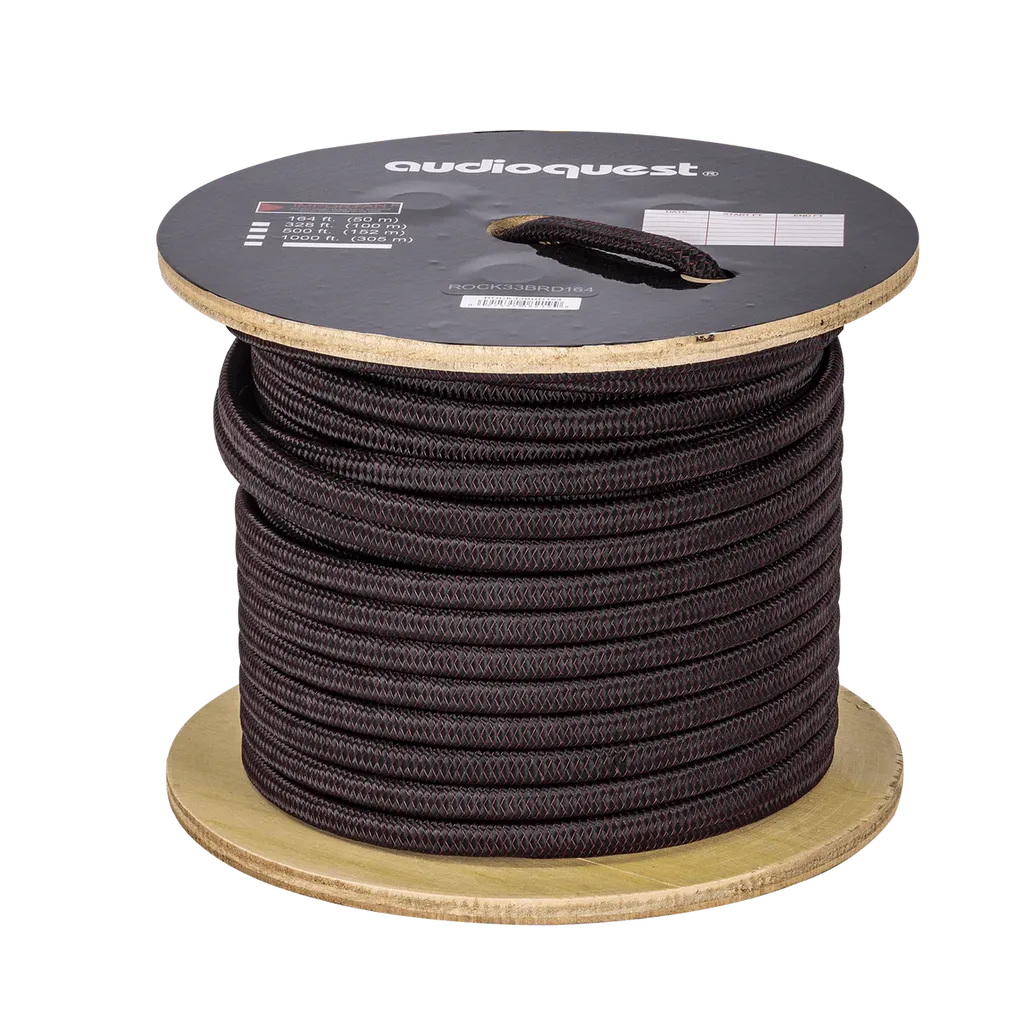 AQ Rocket33 Braided Speaker Cable (1m) in black