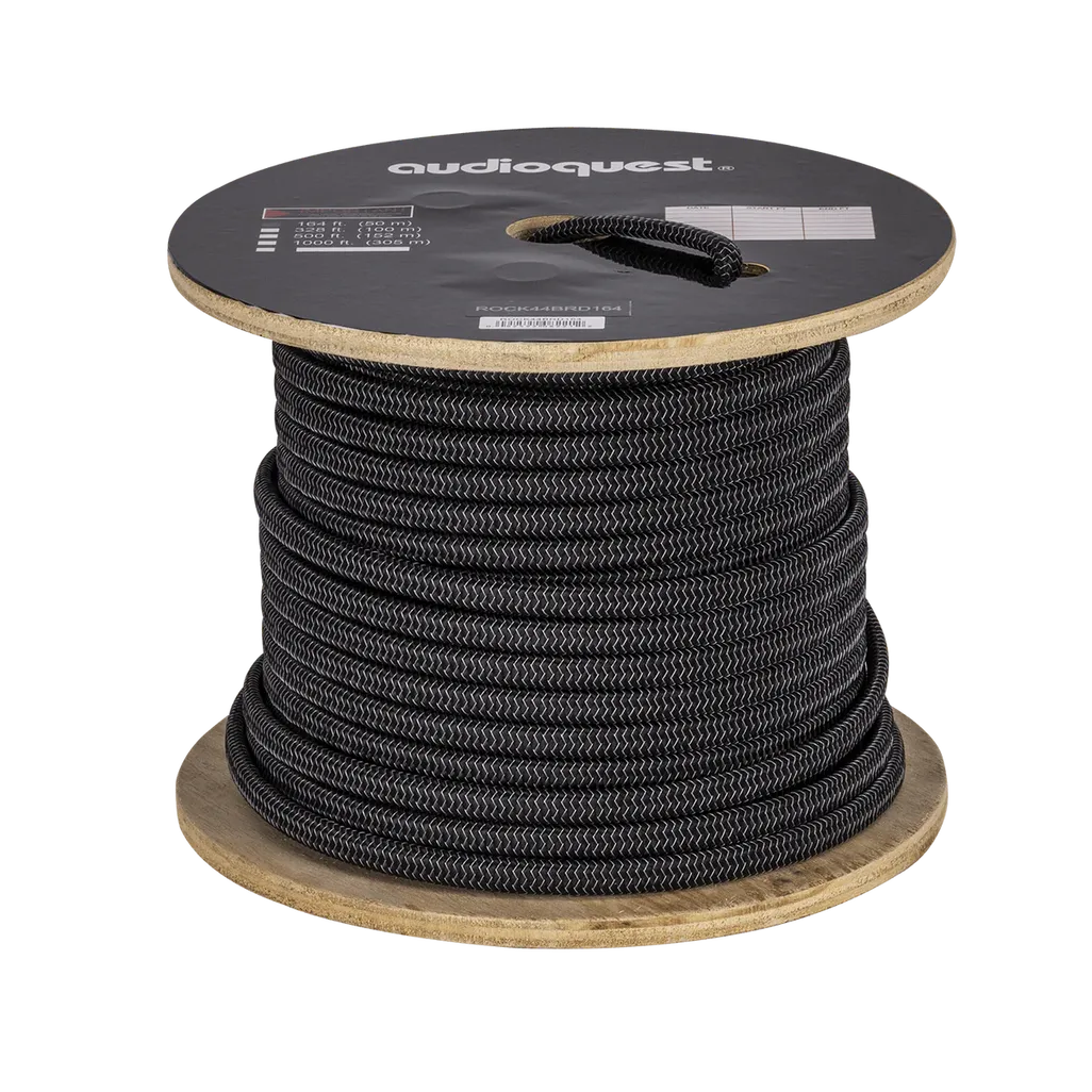 AQ Rocket44 Braided Speaker Cable (1m) in silver
