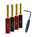 AQ SureGrip 100 Gold Banana (Set12) connector