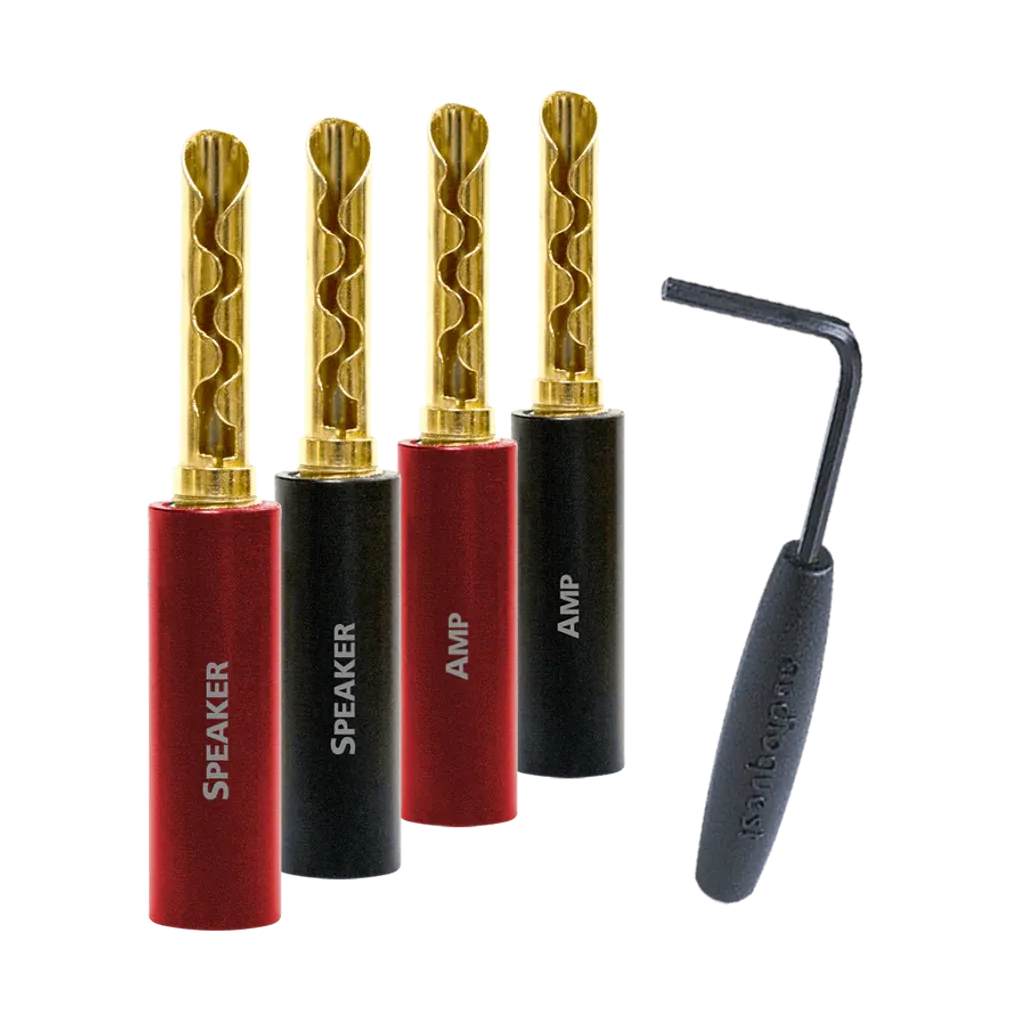 AQ SureGrip 100 Gold Banana (Set12) connector