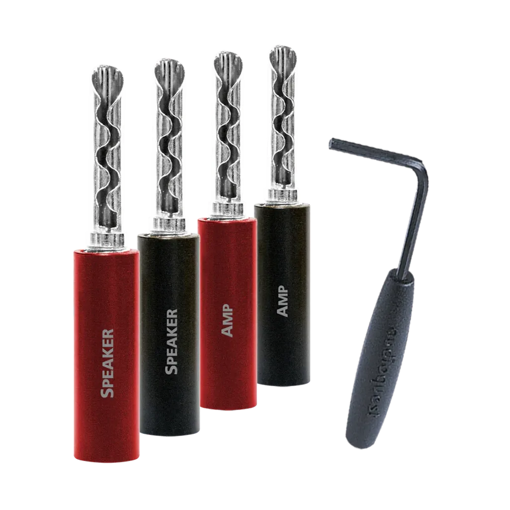 AQ Sure Grip 100 Silver Banana (Set8) connector