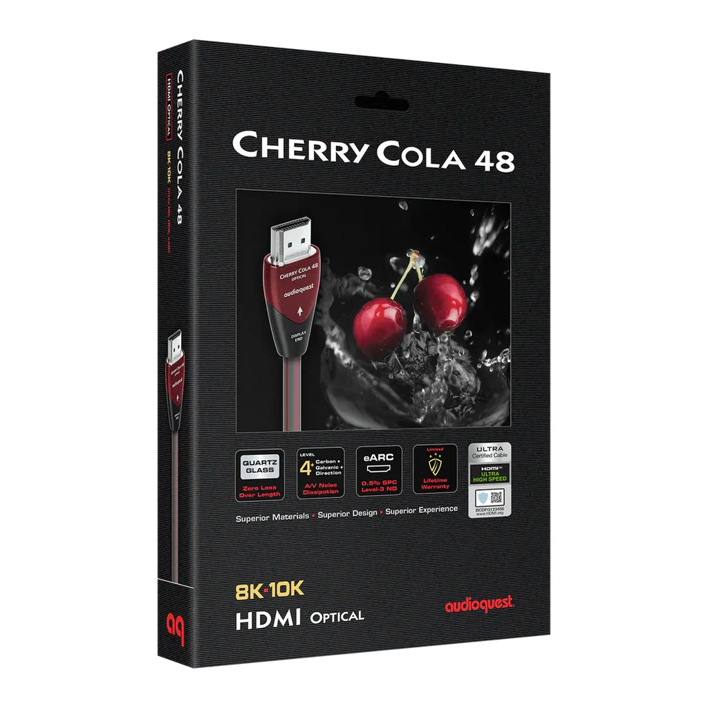 AQ Cherry Cola HDMI 48G Optical cable alternate view 3