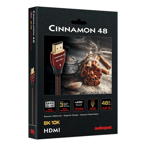 AQ Cinnamon HDMI 48G cable 3m alternate view