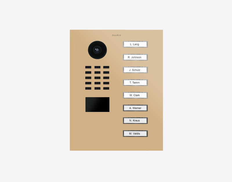 DoorBird D2208V 8-button IP video door station in RAL 1001 - Beige