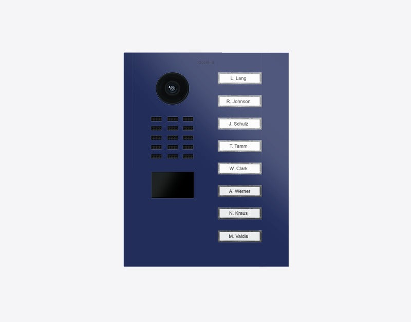 DoorBird D2208V 8-button IP video door station in RAL 5022 - Night blue