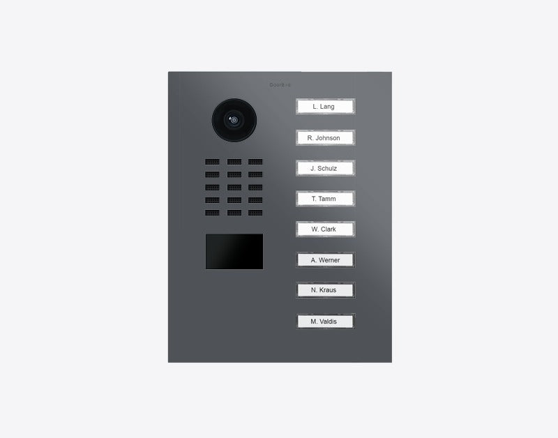 DoorBird D2208V 8-button IP video door station in RAL 7015 - Slate grey