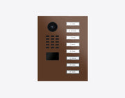 DoorBird D2208V 8-button IP video door station in RAL 8011 - Nut brown