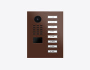DoorBird D2208V 8-button IP video door station in RAL 8016 - Mahogany brown