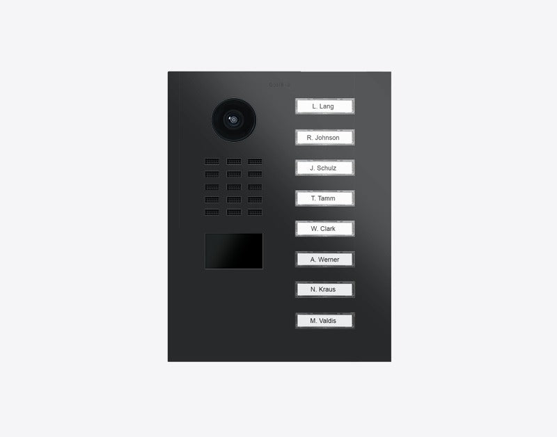DoorBird D2208V 8-button IP video door station in Graphite black (Polar Raven)