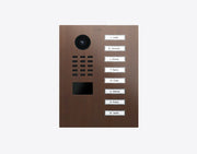 DoorBird D2208V 8-button IP video door station in Architectural bronze