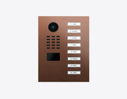 DoorBird D2208V 8-button IP video door station in Bronze finish as PVD coating, stainless steel, brushed