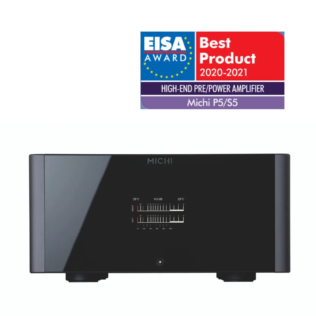 Michi S5 Power Amplifier in black