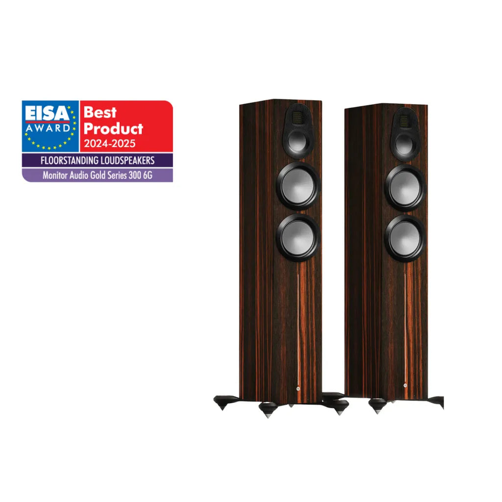 Monitor Audio Gold 300 F/Stander speaker in brown alternate view