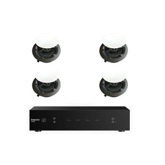 Arylic HA400 4-Zone Package with 4 Pairs Linx L6V2 In-Ceiling Speakers
