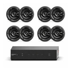 Arylic HA400 4-Zone Package with 4 Pairs Linx L8V2 In-Ceiling Speakers