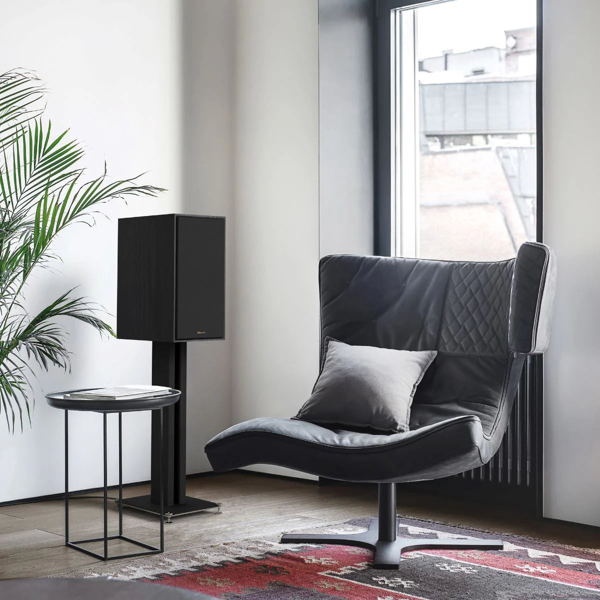 Klipsch Reference Base R-60M Black Bookshelf Speaker (Pair) alternate view 6