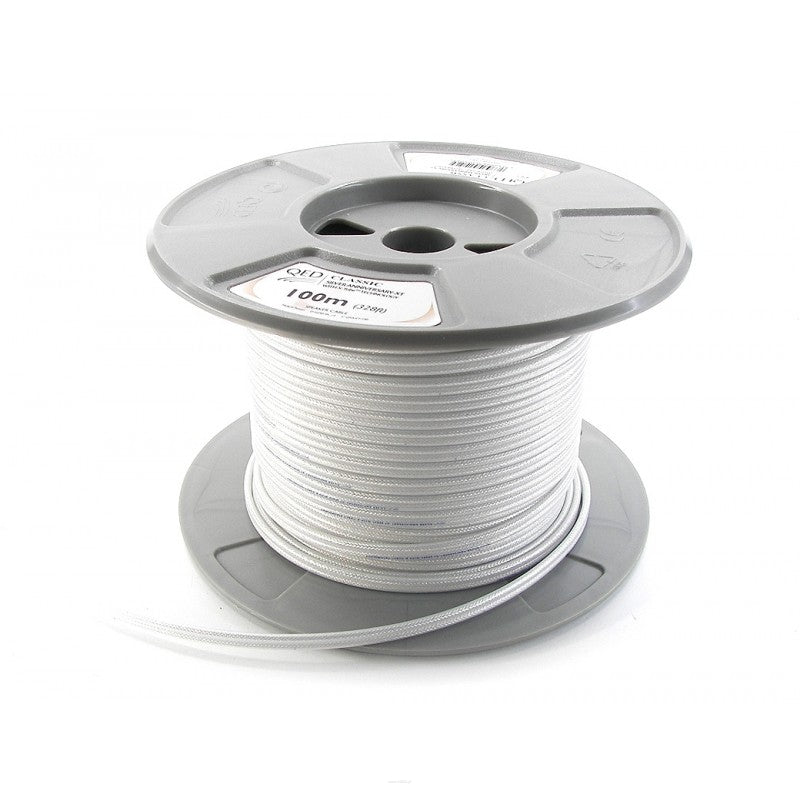 QED Silver Anniversary-XT with X-Tube Technology — speaker cable wound on a reel